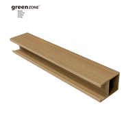 Techos Falsos de Diseño Moderno, Paneles Decorativos de Madera WPC para Interiores, Listones de PVC, Panel de Techo WPC