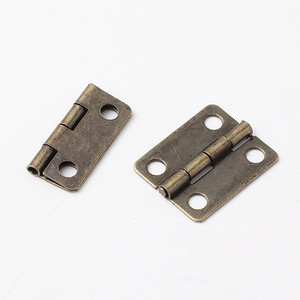 Furniture Hinge Iron Small Hinges Surface Mount Durable For Wooden Box Jewelry Box Door Window Hardware Accessories - Product Image 2