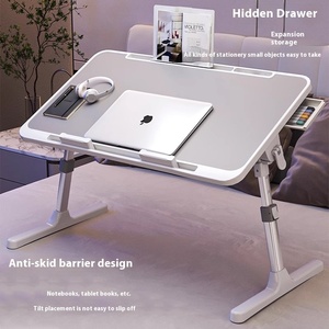 Giá Rẻ Sinh Viên Ký Túc Xá Nhà Gấp Đơn Giản Nhà Phòng Ngủ Có Thể Điều Chỉnh Chiều Cao Giường Nhỏ Lười Biếng Bảng Máy Tính Xách Tay Đứng Máy Tính Nghiên Cứu Bàn - Product Image 5