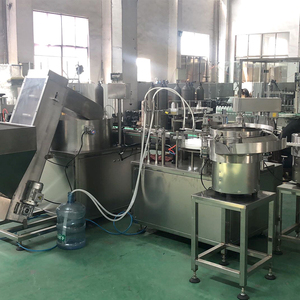 Có thể niêm phong ghi nhãn đệm lọ đóng chai rửa điền Rinser, chân không đóng nắp dầu chai dầu gội đầu và bao bì Máy chiết rót - Product Image 4