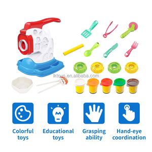 Lucky Toys Kit de <span class=keywords><strong>pâte</strong></span> <span class=keywords><strong>à</strong></span> <span class=keywords><strong>modeler</strong></span> DIY <span class=keywords><strong>Maison</strong></span> de jeu, <span class=keywords><strong>Pâte</strong></span> polymère auto-durcissante colorée, Machine <span class=keywords><strong>à</strong></span> nouilles, Jeu de rôle éducatif pour le modelage - Product Image 2