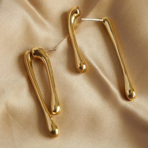 Boucles d'oreilles géométriques tendance, boucles d'oreilles pendantes très vendues pour femmes, cadeaux de fête et de mariage - Product Image 4