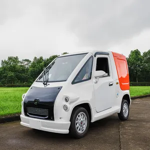 EEC sertifikalı elektrikli araç 3000w 72v elektrikli araba lityum pil çelik gövde kapağı E-araba elektrik kamyonet