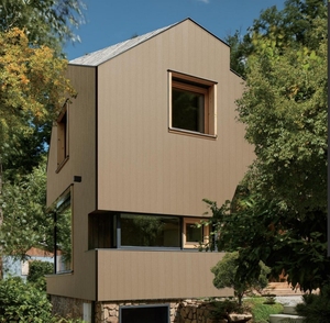 Cao Cấp Nhà Máy Composite <span class=keywords><strong>3D</strong></span> Hạt Gỗ Bảng Điều Chỉnh Cho Bên Ngoài Bức Tường Chống Ẩm PU Ốp Prefab Nhà Cho Biệt Thự Phòng Tập Thể Dục - Product Image 4