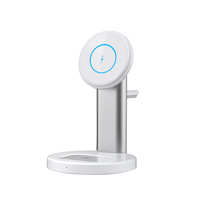 Gadget intelligent 15w charge rapide sans fil 3-en-1 Station de charge sans fil Giveaway Mini cadeaux promotionnels article cadeau d'affaires