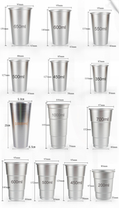 Temperatura magica del produttore della tazza di alluminio cambiante di colore 500ml tazza di birra creativa bevande fredde tazze arcobaleno - Product Image 4