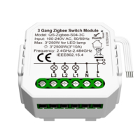 Interrupteur intelligent sans fil WiFi universel en aluminium pour la domotique DIY