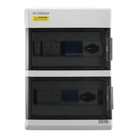 MOREDAY Boîte de jonction solaire DC 1/2/3/4/6 String 1000V IP65 PV Combiner Box avec panneau de systèmes d'énergie électrique