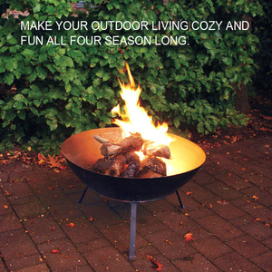 Barbecue au bois Esschert Design FF114, fournitures de jardin, barbecue, <span class=keywords><strong>brasero</strong></span> extérieur, bol à feu en acier - Product Image 5