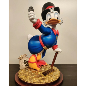 Chine usine fabricant Donald canard Sculpture fibre de verre galerie décorée dessin animé monopole canards décorer résine artisanat - Product Image 4