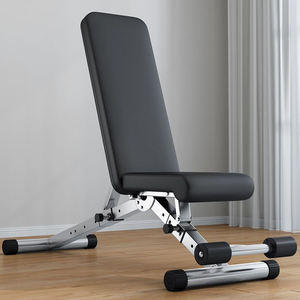 Banc de musculation pliable en métal réglable et robuste, idéal pour la maison et la salle de sport, en stock en Espagne - Product Image 1