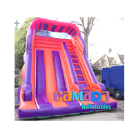 Château gonflable rose pour enfants et toboggan sec avec protection UV, capacité de 800 kg, idéal pour les fêtes en extérieur