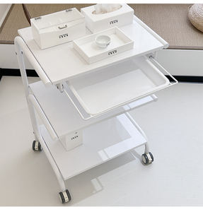 Yicheng Beauty nouvelle mode chariot multicouche chariot Salon <span class=keywords><strong>3</strong></span> couches chariot chariot étagères roulantes organisateur de stockage chariot chariot - Product Image 1