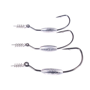 En gros 5 pièces/sac goupille à ressort de haute qualité avec leurres de pêche à crochet à manivelle en plomb - Product Image 3