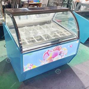 Vitrina Exhibidora Ultracongeladora Italiana Mini para Helados y Paletas, Refrigerador en Venta - Product Image 2