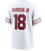 Jahitan Berkualitas Terbaik Dapat Disesuaikan # 18 HARRISON # 1 MURRAY # 4 LOVE  Jersey Sepak Bola Amerika