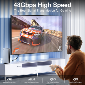 8K 60hz 4K 120Hz <span class=keywords><strong>HD</strong></span> गोल्ड प्लेटेड HDMI से HMDI केबल मोविल एक टीवी वीडियो वायर HDMI केबल 3D Cavo 1M 2M 3M 5M काबो 2.1 HDMI केबल - Product Image 5