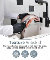 Cuisine Nettoyage Industriel Tatouage Salon De Beauté Sans Latex Sans Poudre 100PCS Boîte Pleine Texturé 4 Mil Nitrile Gants Jetables