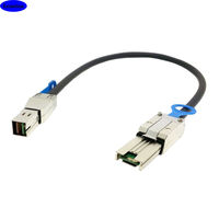 Kabel Koneksi Server MEO MINI SAS SFF-8088 ke SFF-8644 26P dengan Bodi Plastik dan Selubung PVC