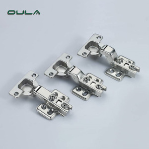 Mecanismo silencioso de bisagra de cierre suave hidráulico de hierro ajustable 2D profesional para herrajes para puertas de armarios - Product Image 1