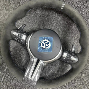 Volant de voiture en alcantara et fibre de carbone, <span class=keywords><strong>prix</strong></span> de gros d'usine, m Performance pour BMW F10 - Product Image 1