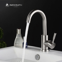 Robinet de lavabo monotrou pour eau chaude et froide pour salle de bain