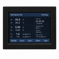 Écran tactile PLC programmable de 7 pouces pour appareil de test de pulvérisation de sel en chambre d'essai |   Machine d'essai de corrosion CASS/NSS de haute précision |   60L/90L/120L