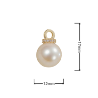 Élégant collier pendentif perle d'imitation NFC 13.56MHz cartes de contrôle d'accès RFID cadeaux conservés permanents pour elle