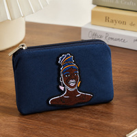 Patch brodé personnalisé en gros pour femmes, motif de personnage féminin à thermocoller, applique mode pour vêtements, sacs et chapeaux