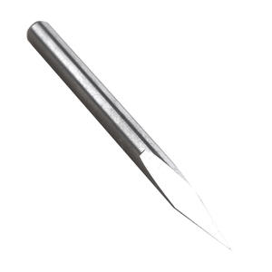 Cuchilla de tallado CNC de carburo de tungsteno de 2.35mm con vástago de tres puntas, herramienta de tallado en relieve para tallado de marfil, herramientas de corte y conformado - Product Image 1