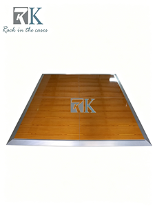 Pista de Baile Personalizada con Panel de Madera para Bodas y Fiestas - Product Image 1