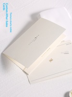 Carte de service après-vente haut de gamme, Carte d'expérience personnalisée pour vêtements et chaussures, Carte de remerciement, Carte d'entretien du linge, Papier d'invitation