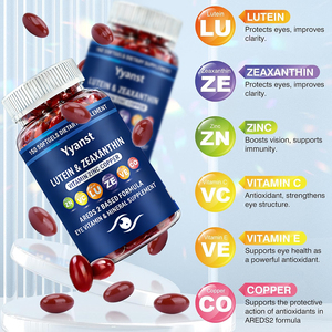 Capsules molles de haute qualité à marque privée, riches en lutéine, zéaxanthine, vitamines et zinc, antioxydants, stimulant l'immunité et protégeant la vue. - Product Image 5