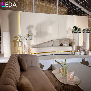 LEDA Modern Custom Custom Acrylic Backdrop for Wedding Background Decoration Event Party Stage Decoration - Product Image 1