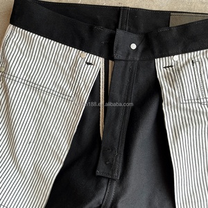 Pantalones Vaqueros Personalizados con Hebilla Grande para Hombre, Estilo Vintage Japonés, de Mezclilla Selvedge, Ajuste Holgado y Relajado, de Mezclilla Cruda - Product Image 6