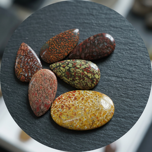 อัญมณีทรงหลังเบี้ยตัดด้วยมือของสหรัฐอเมริกา - Product Image 3