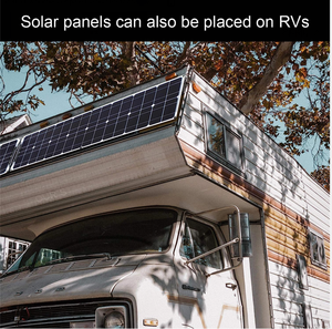 Panel solar estrecho de tamaño personalizado HPBC 20W 50W 100W BC Panel solar de tira larga para poste de lámpara - Product Image 4