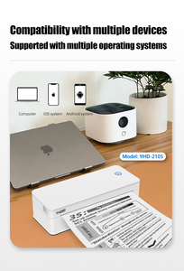 300dpi không dây Bluetooth Máy in nhiệt A4, tương thích với IOS <span class=keywords><strong>Android</strong></span> máy tính, lý tưởng cho siêu thị hiệu thuốc thư viện - Product Image 4