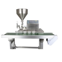 Machine de remplissage de crème à haute vitesse avec pompe à rotor pour liquides visqueux, confitures, cosmétiques, crèmes corporelles, miel et gels, avec servomoteur automatique