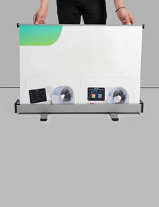 Portable léger enroulez le type classique de fer de support de bannière avec l'affichage de diverses tailles - Product Image 6