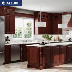 Allure סין להרכבה עצמית עץ קיר פנל ממוחזר דובדבן מוצק עץ אגוז מטבח ארונות דגם קופסות - Product Image 3