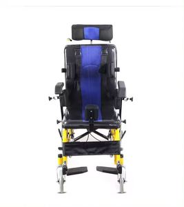 Silla de ruedas manual ligera de aleación de aluminio plegable más barata del superventas de China para niños adultos discapacitados - Product Image 2