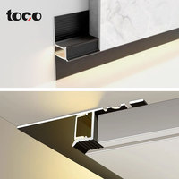 Fente légère suspendue incorporée de couture d'ombre de plafond profil en aluminium mené linéaire extrêmement étroit en forme de T