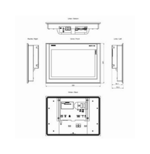 6AV2124-0MC01-0AX0SIMATIC HMI ความสะดวกสบาย TP1200, 12 "Widescreen TFT Display, PROFINET Interface, MPI/PROFIBUS-DP Interface 6AV2124 - Product Image 2