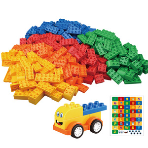 Creative Plastic Construction STEM Blocks Kids Learning Building Bricks Montessori Educational DIY Puzzle Toy 101 PCS - Product Image 4