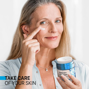 <span class=keywords><strong>Crema</strong></span> de retinol facial, loción para todos los tipos de piel, hombres, mujeres, día, noche, hidratante, reparación de arrugas, Retinol, ácido hialurónico, <span class=keywords><strong>cuello</strong></span> - Product Image 4