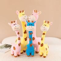 Peluche Girafe Ultra Douce en Coton PP, Simulation Cerf, Confortable, Anti-Stress, Cadeau d'Anniversaire pour Enfants, Coussin Polyvalent