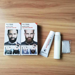 Tinta per Barba da Uomo, Shampoo Colorante per Barba 60ML, Tinta per <span class=keywords><strong>Baffi</strong></span> e Barba da Uomo per Facile Applicazione - Product Image 1