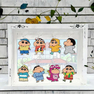 พวงกุญแจอะนิเมะ PVC น้ำหนักเบา ผลิตตามสั่ง ขายส่ง ของที่ระลึก ชินจัง เคคิง คลี ไรเดน โชกุน - Product Image 3