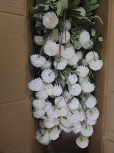 פרח דנדליון מלאכותי סיטונאי, כדור פרחים בגובה 51 ס\\\"מ, גבעול יחיד, פרח משי לחג ההודיה, חג המולד, חתונה, עיצוב הבית - Product Image 2